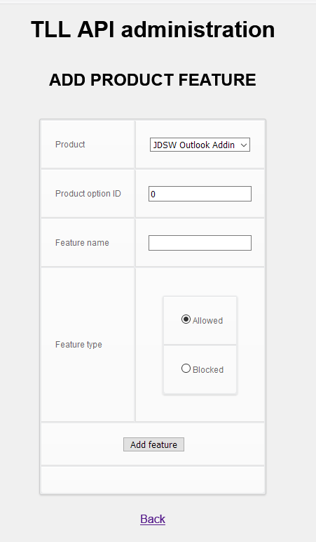 Adding product (variant) feature