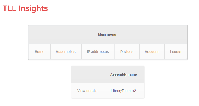 Assembly list