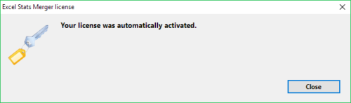 Automatic activation finished